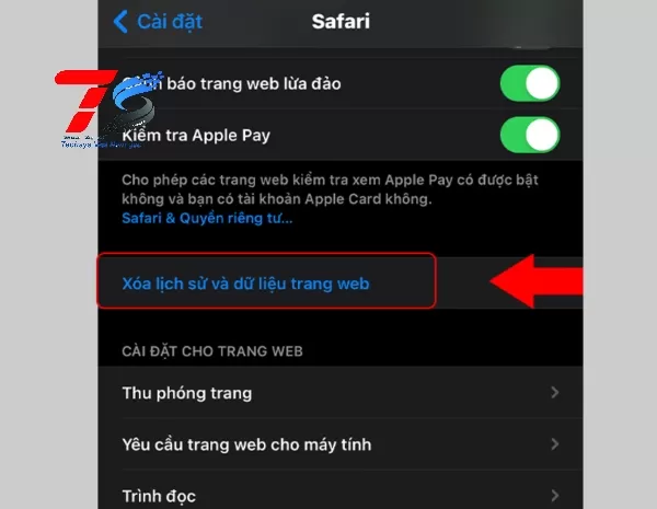 Thực hiện xóa dữ liệu là bước cuối cùng