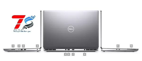 Dell Precision 7550 có cấu tạo mạnh mẽ với tốc độ xử lý chuẩn xác cho mọi công việc