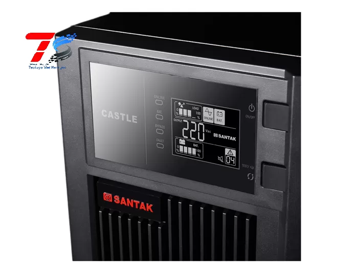 Bộ lưu điện UPS Santak - C10K-LCD - 10 kVA / 9 kW