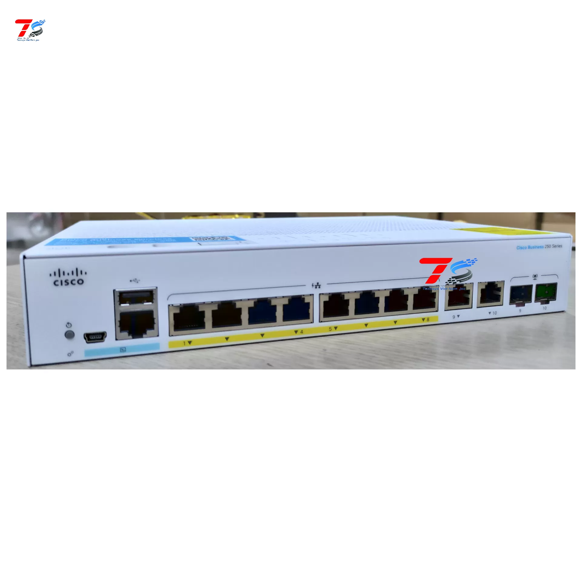 Thiết bị chuyển mạch Switch Cisco CBS250-8P-E-2G-EU