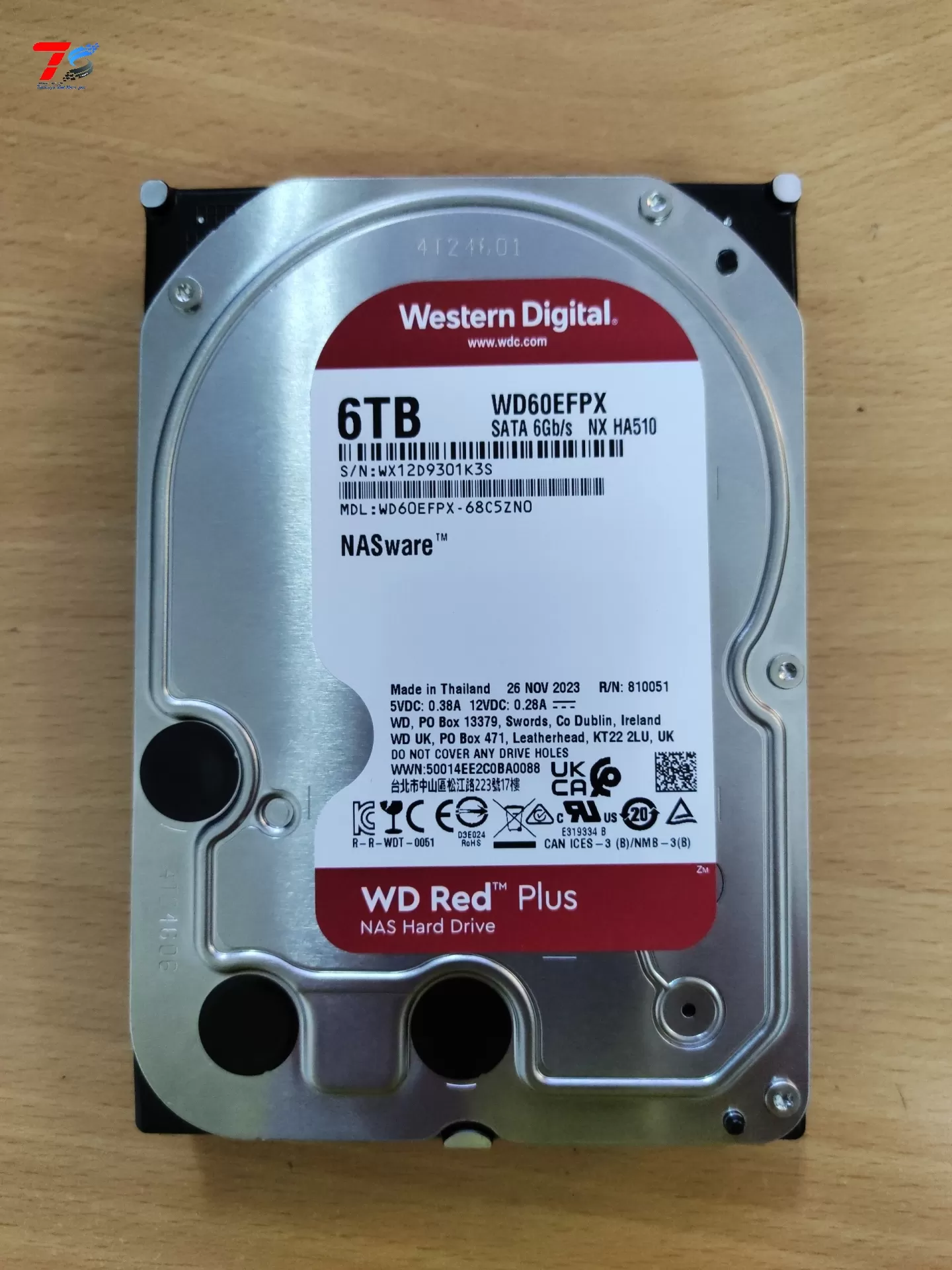 Ổ cứng Western Digital Red Plus 6TB 3.5 inch Sata 6Gb/s NX HA 510 - WD60EFPX