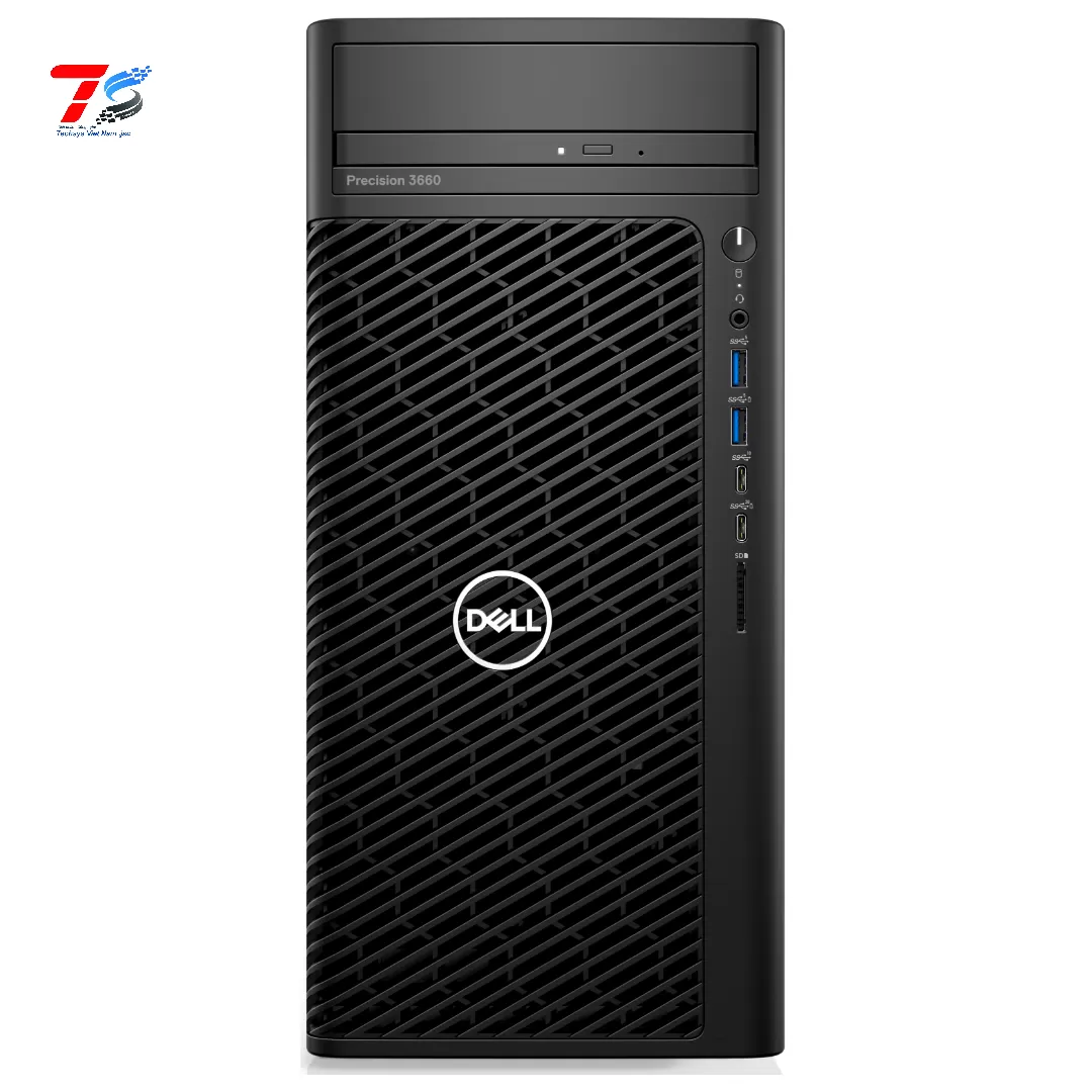 Máy tính trạm Dell Precision 3660 Tower - 42PT3660D16 - i9- 12900/16GB/256GBSSD+1TB/Nvidia T1000/Ubuntu/3Y
