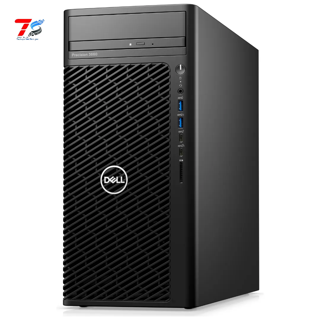 Máy tính trạm Dell Precision 3660 Tower - 42PT3660D16 - i9- 12900/16GB/256GBSSD+1TB/Nvidia T1000/Ubuntu/3Y