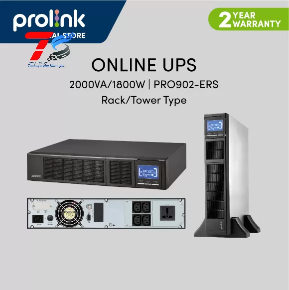 Bộ lưu điện UPS Prolink PRO902-ERS (2000VA/1800W)