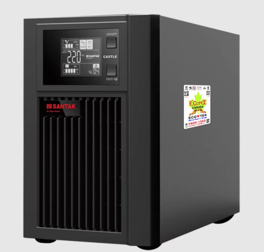 Bộ lưu điện UPS Santak - C1K-LCD - 1kVA / 0,9kW