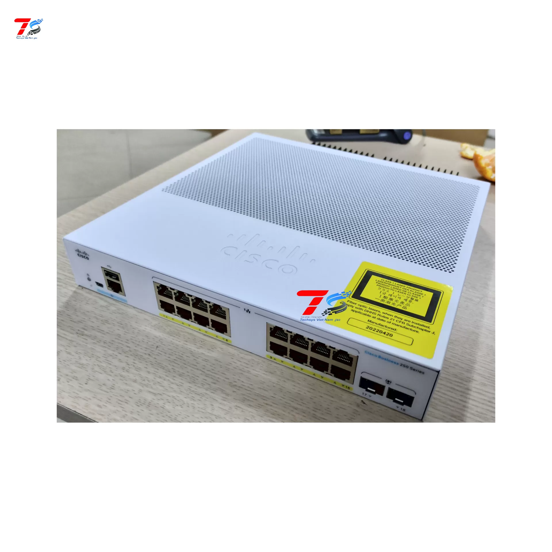Thiết bị chuyển mạch Switch Cisco CBS250-16P-2G-EU