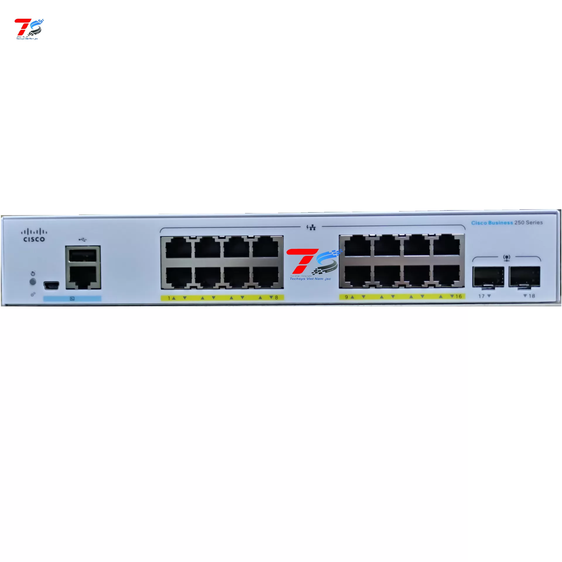Thiết bị chuyển mạch Switch Cisco CBS250-16P-2G-EU